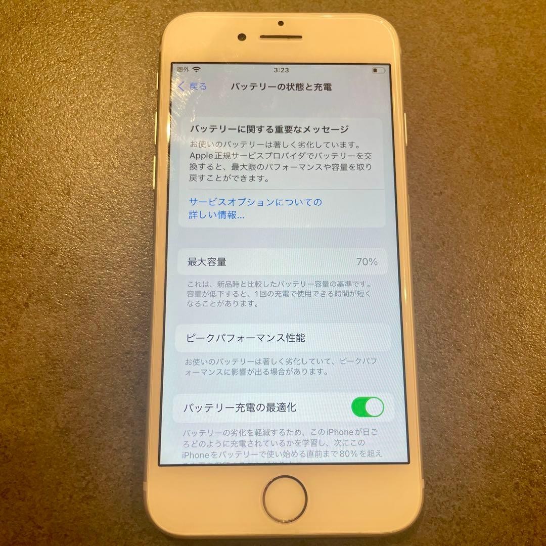 iPhone 8 本体 64GB シルバー SIMフリー 動作確認済