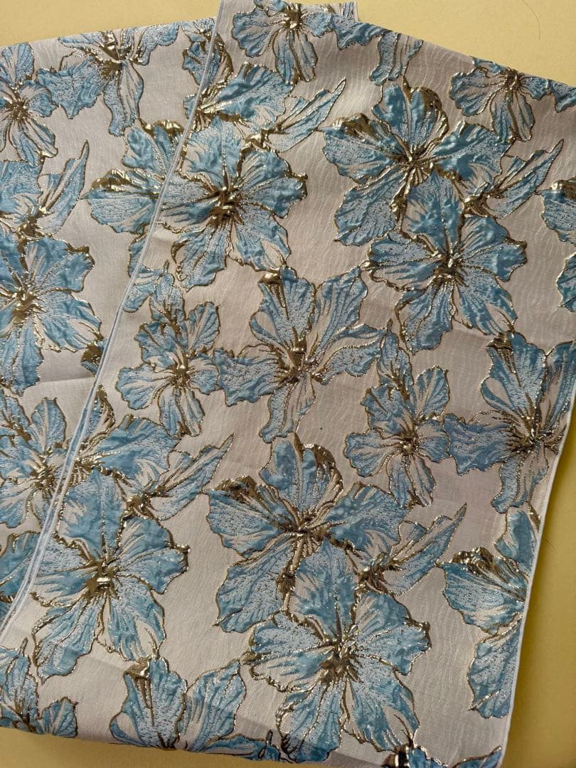 大人兵児帯【ブルースター】【メタル】【シャクヤク】セット