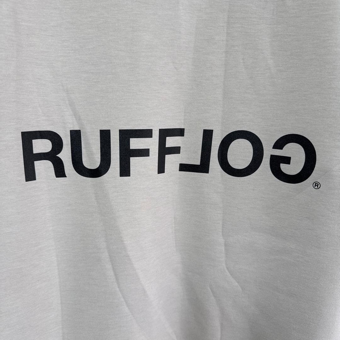 RUFFLOG ハーフジップ スウェット グレー　サイズＬ
