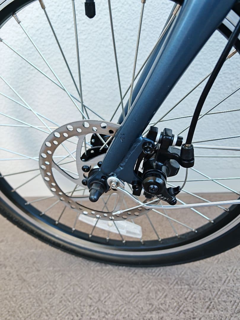 elecony 電動アシスト折りたたみ自転車 ダークブルー