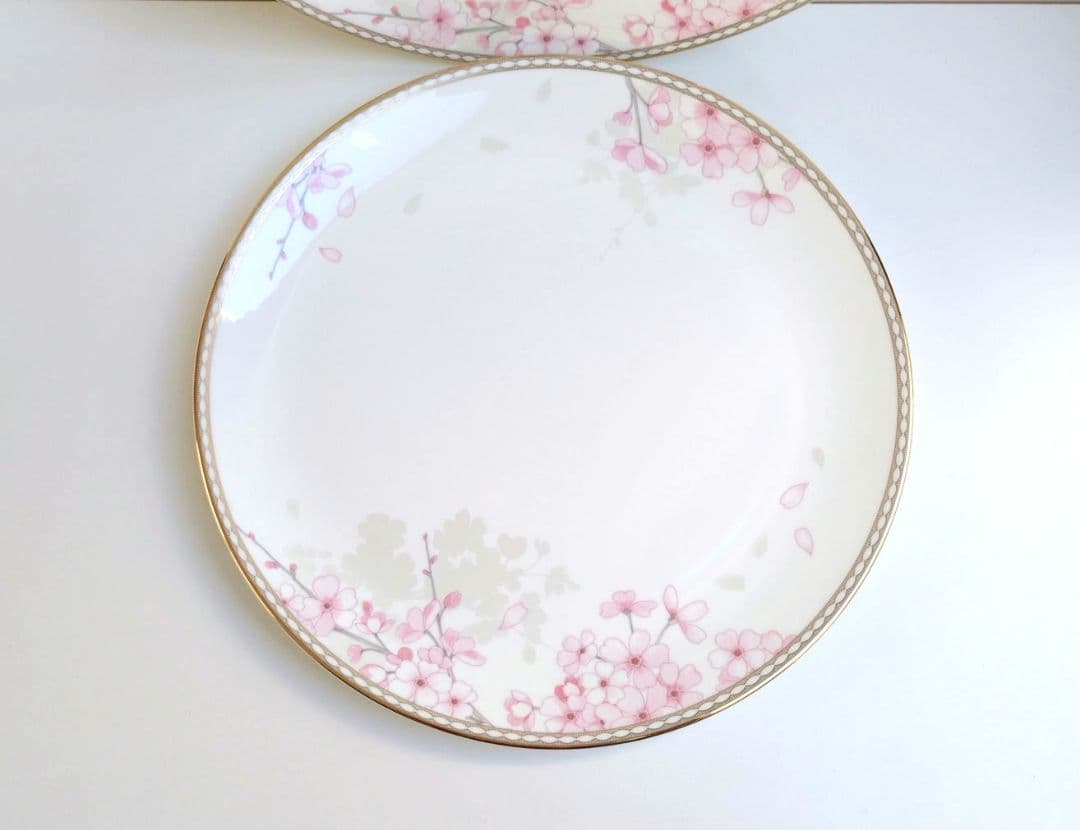 ウエッジウッド スプリング ブロッサム クーププレート　27ｃｍ　２枚