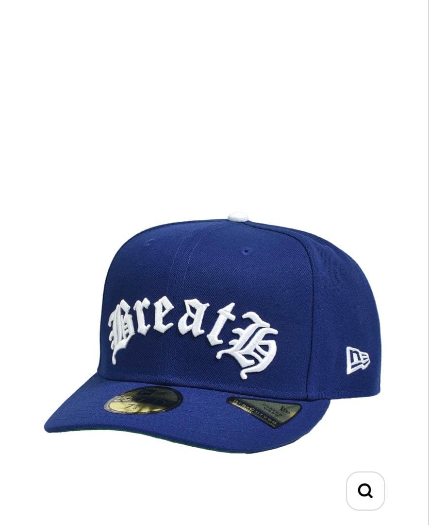 R*様 breath×newera 青キャップ　1/2 badhop