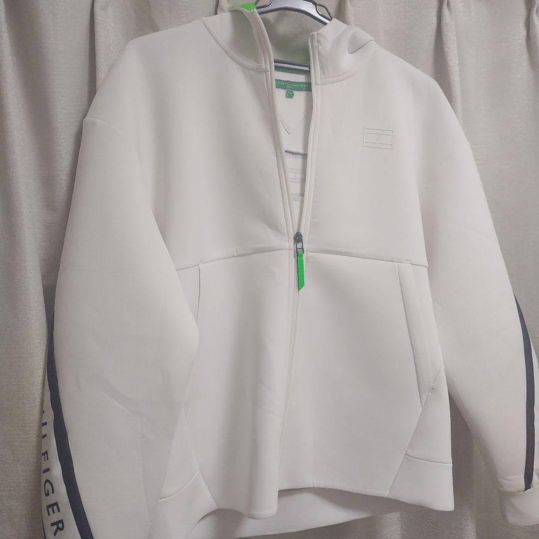 トミーヒルフィガー　ゴルフ　白パーカー　 Hilfi