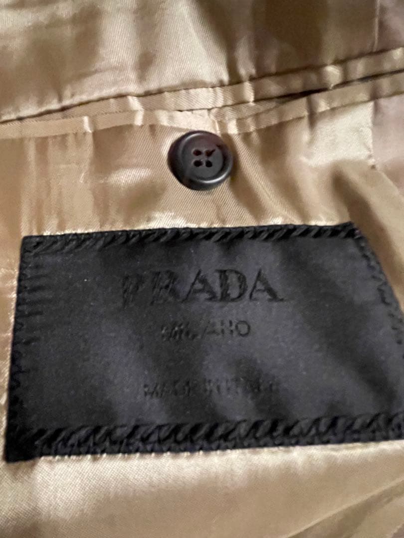 【極上品】PRADA プラダ スーツ セットアップ　ジャケット パンツベージュ