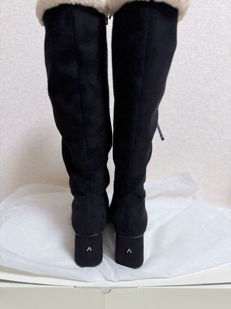 ANDMARY Rosalia lace up boots ブラック 38