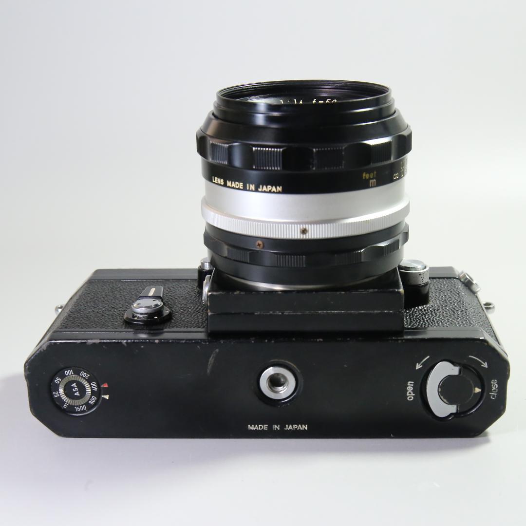 ☆完全動作☆良品 Nikon F ブラックアイレベル 50mmＦ1.4＃226