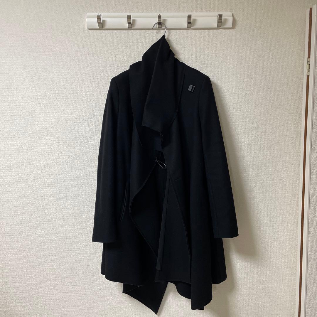 ALL SAINTS オールセインツ アシンメトリーウールコート