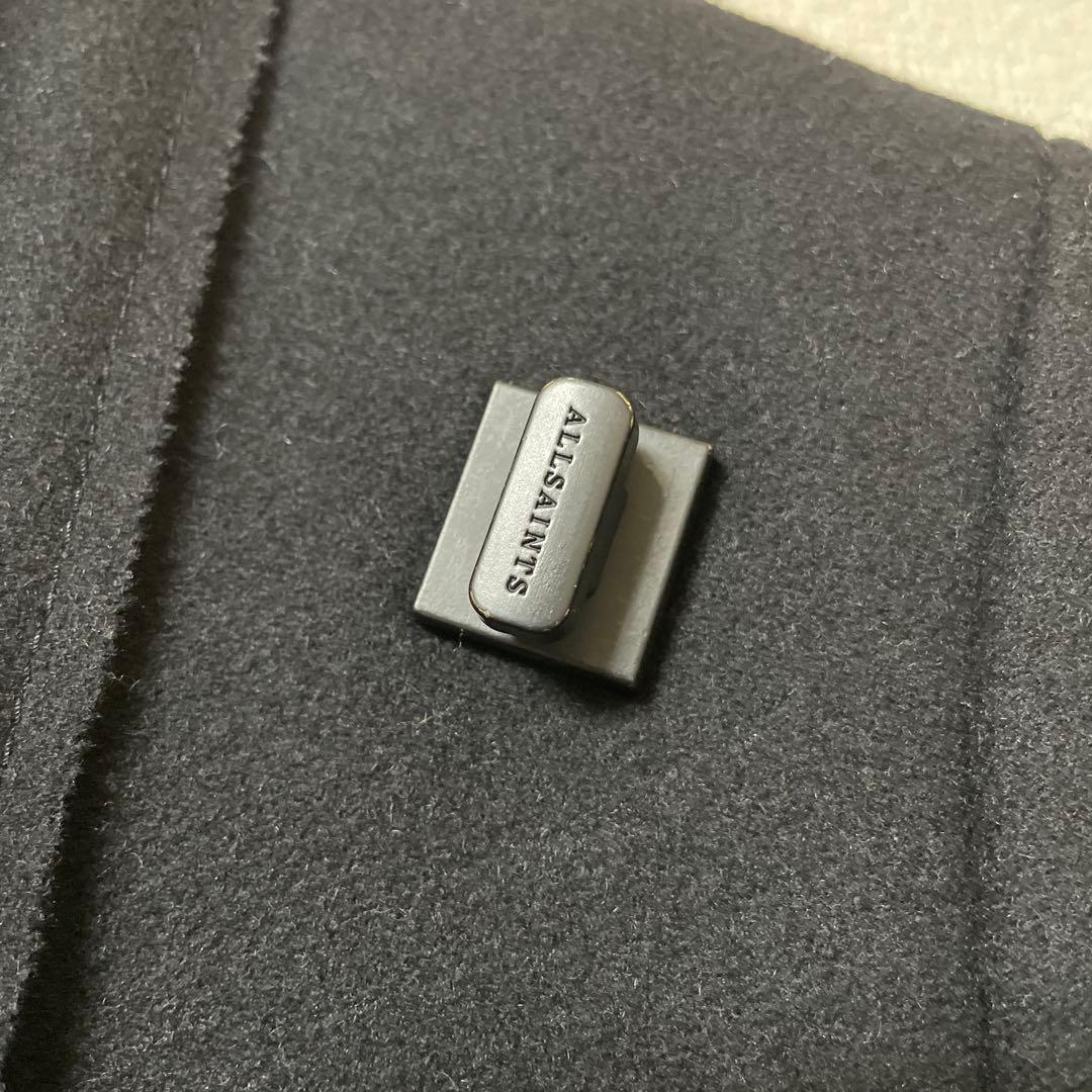 ALL SAINTS オールセインツ アシンメトリーウールコート