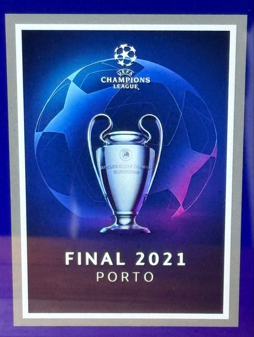 チェルシー 2020-2021 CL優勝記念 フォトフレーム トロフィーリフト