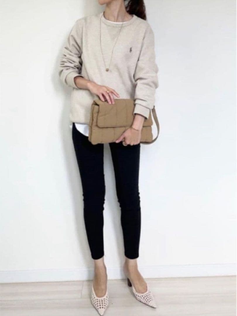 未使用級✳︎ポロラルフローレン現行ライトベージュ大人気スウェットトレーナー正規品