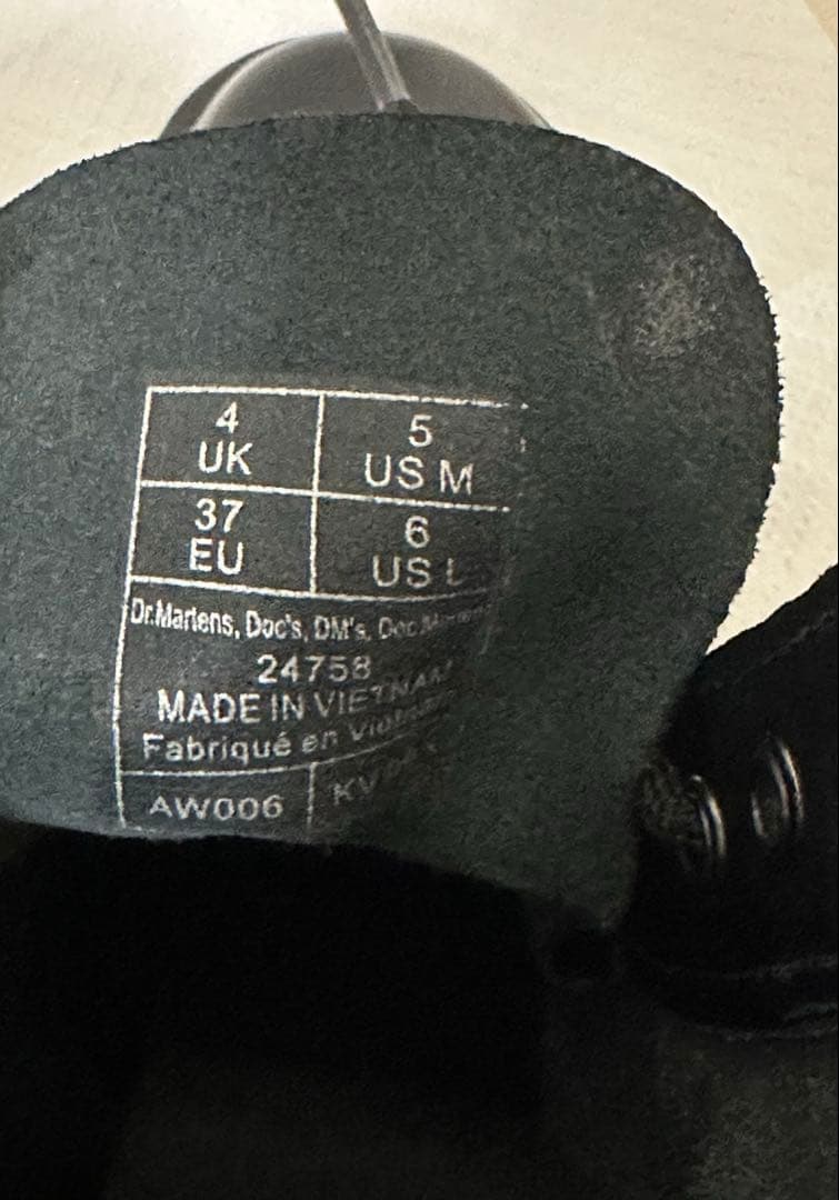 ドクターマーチン　1460 8ホール　ホワイトステッチ　　ブーツ　23cm