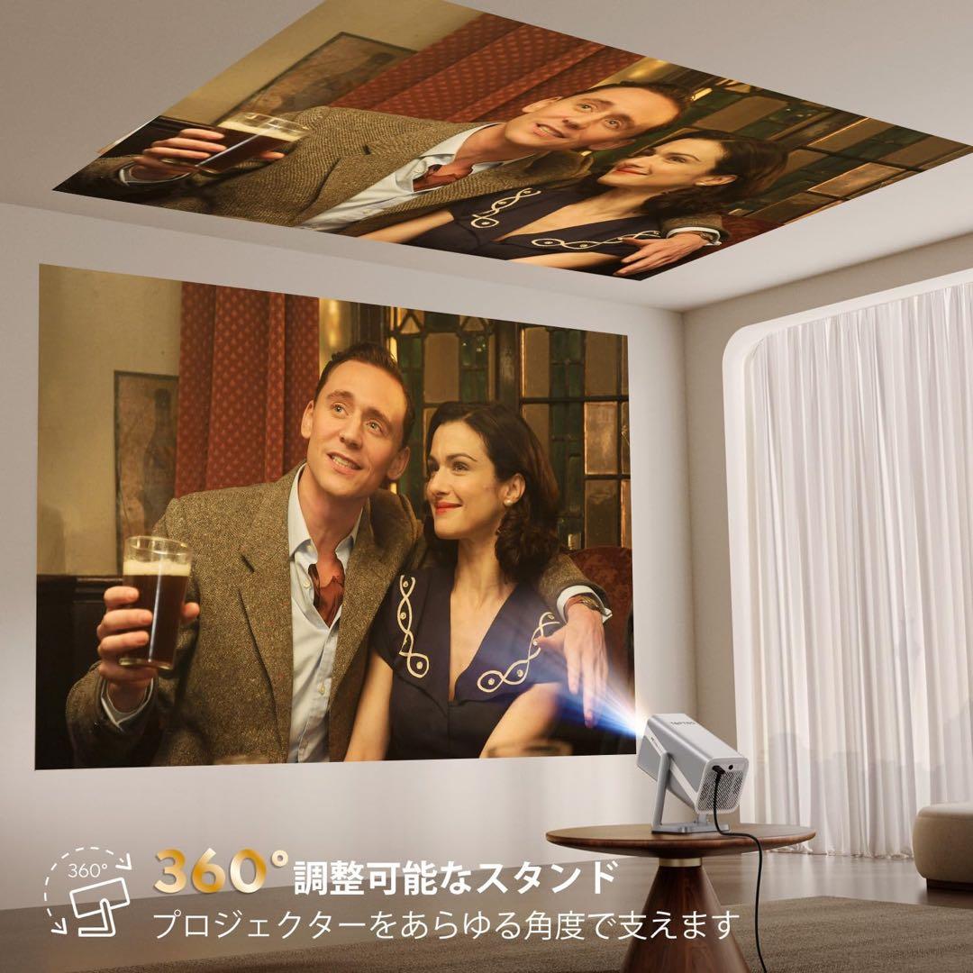 Netflix公式認証　DoIby対応　4K ホームプロジェクター AI自動