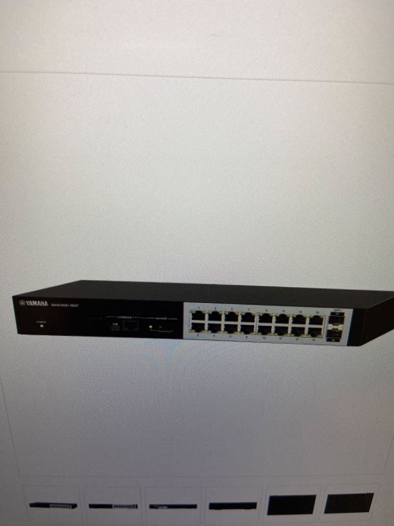 YAMAHA SWX3100-18GT L3スイッチ