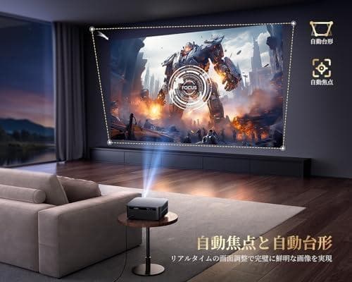 【美品】プロジェクター 公式Google TV搭載 1500ANSI 高輝度