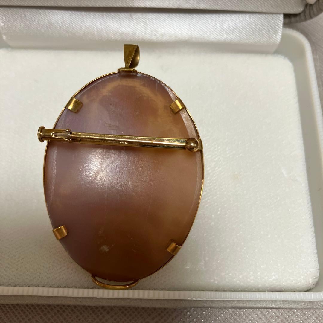 カメオ　帝国ホテル　18K 作家　ネックレスおまけ