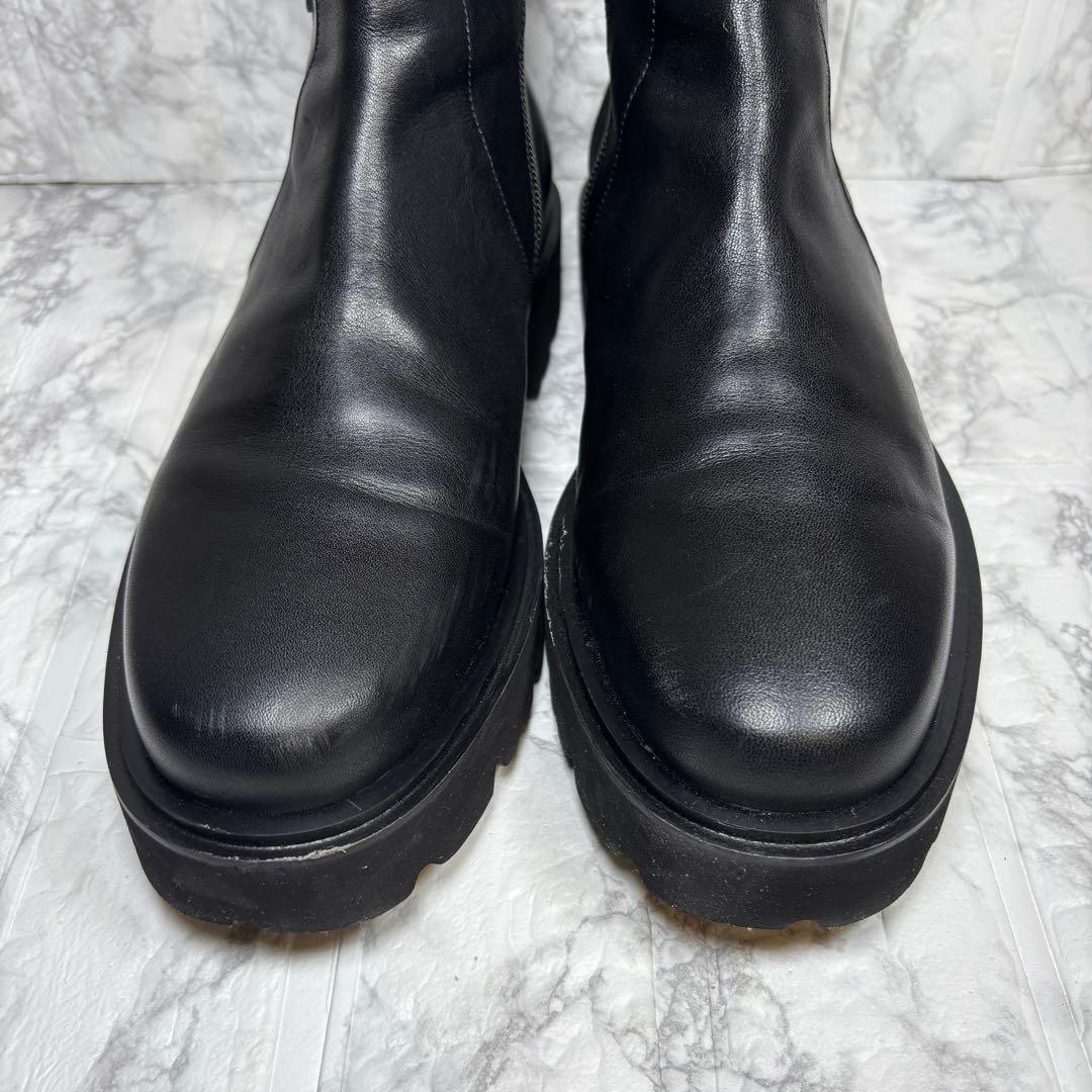 【美品】卑弥呼 ヒミコ サイドジップ トラックソール ブーツ 24.5