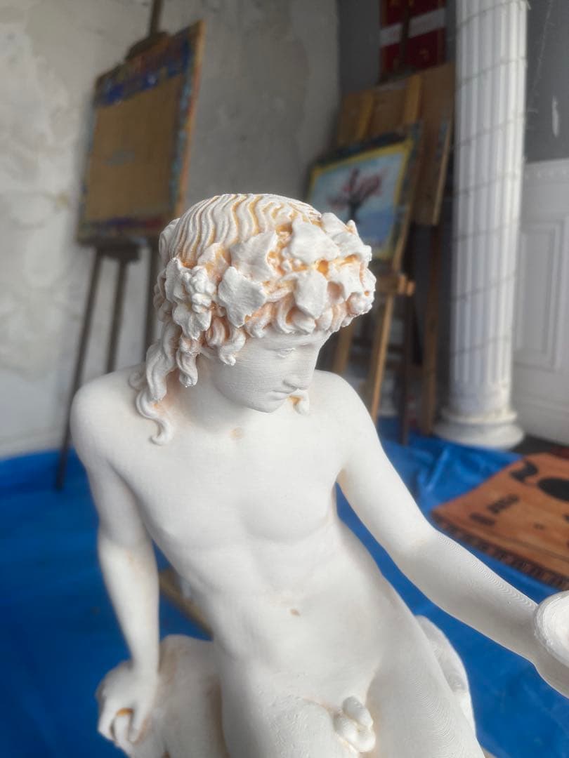 ローマ神話　バックスの像. 高さ39.5см