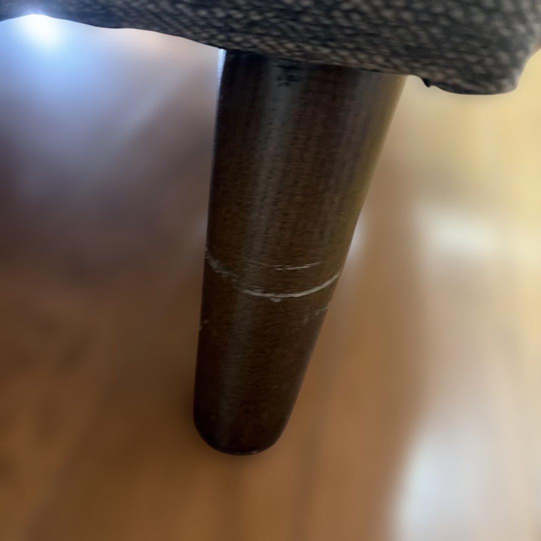 ニトリ1人掛けソファ 布張りタイプ (コウテイ3 DR-GY)