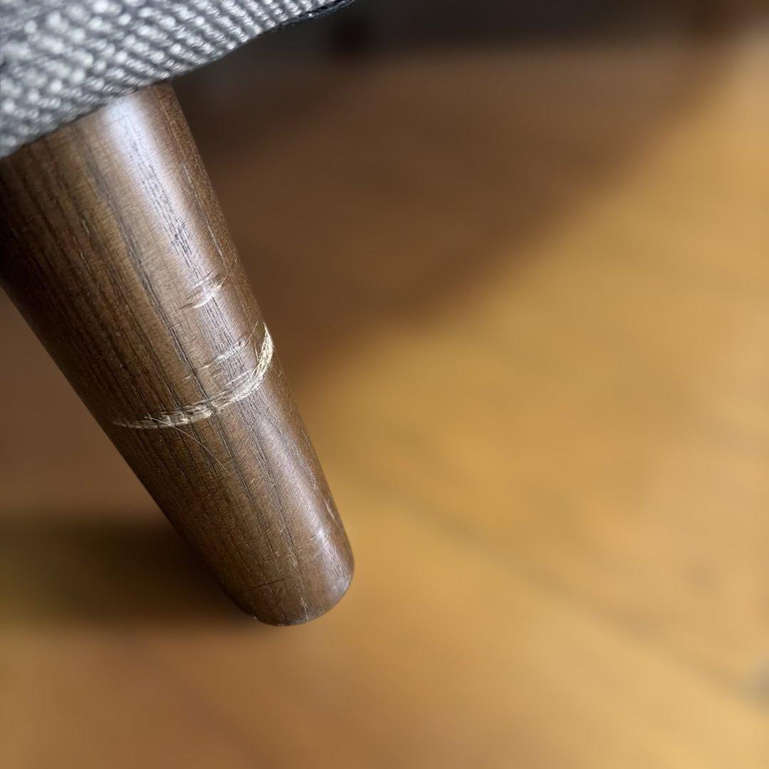 ニトリ1人掛けソファ 布張りタイプ (コウテイ3 DR-GY)