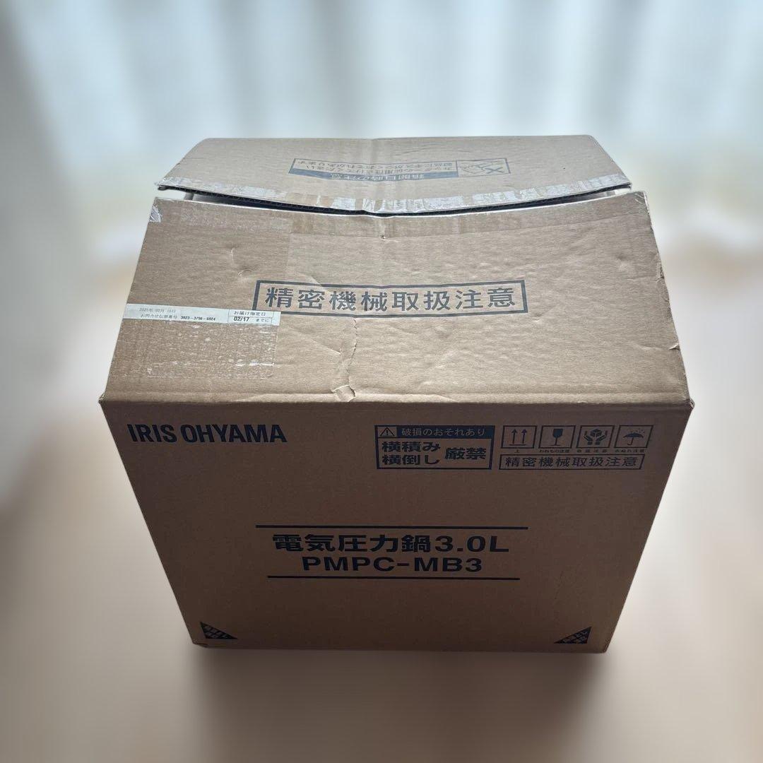 IRIS OHYAMA 電気圧力鍋 中型 ブラック