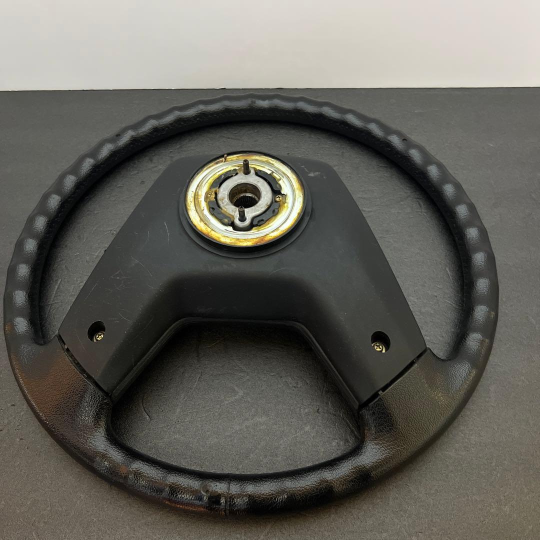 NISSAN日産S130ZフェアレディZ 純正ステアリング黒　ハンドル当時物