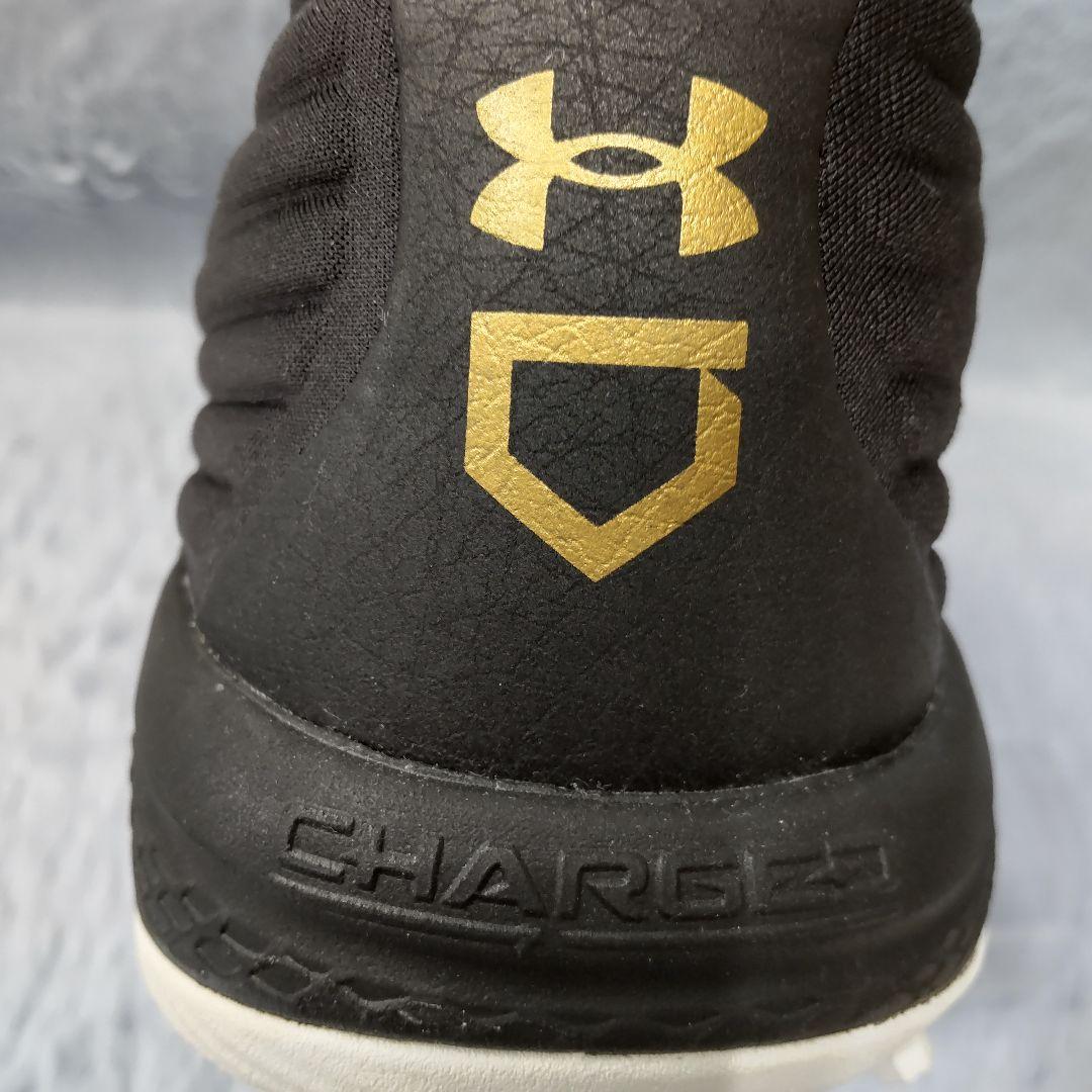 【美品】アンダーアーマー　野球トレーニングシューズ　ブラック　26.5cm