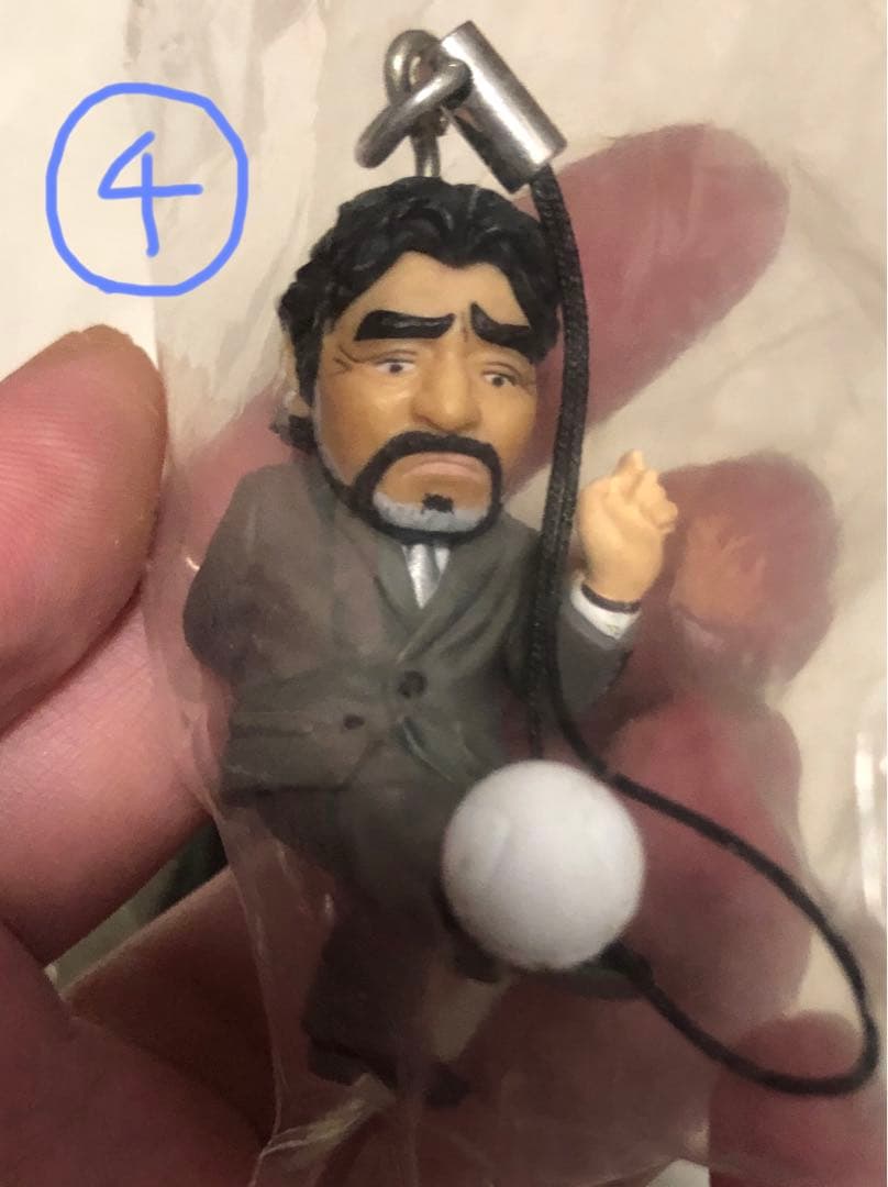 マラドーナ監督　フィギュア　ストラップ　コンプリート　6種