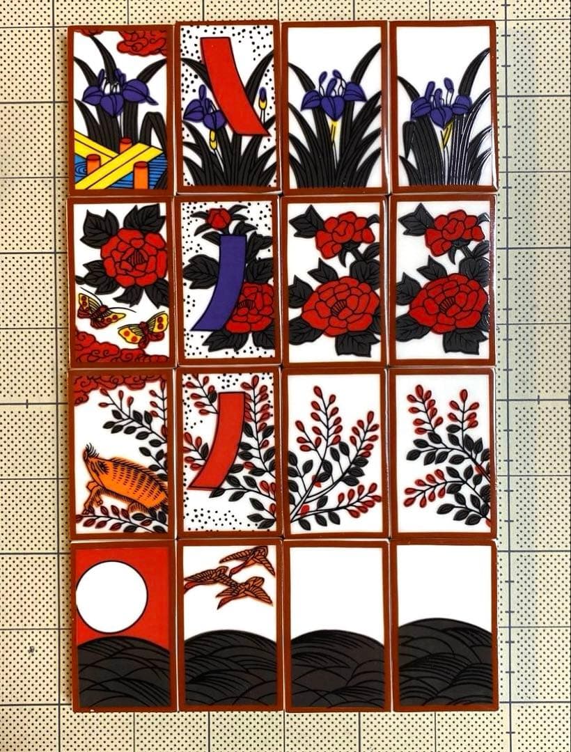 有田焼　伯父山窯　花札セット