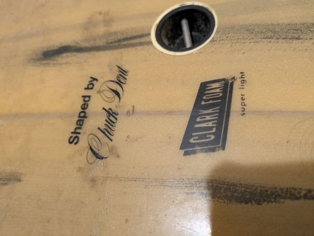 BEAR サーフボード 木目調 1フィン　値段交渉可能！