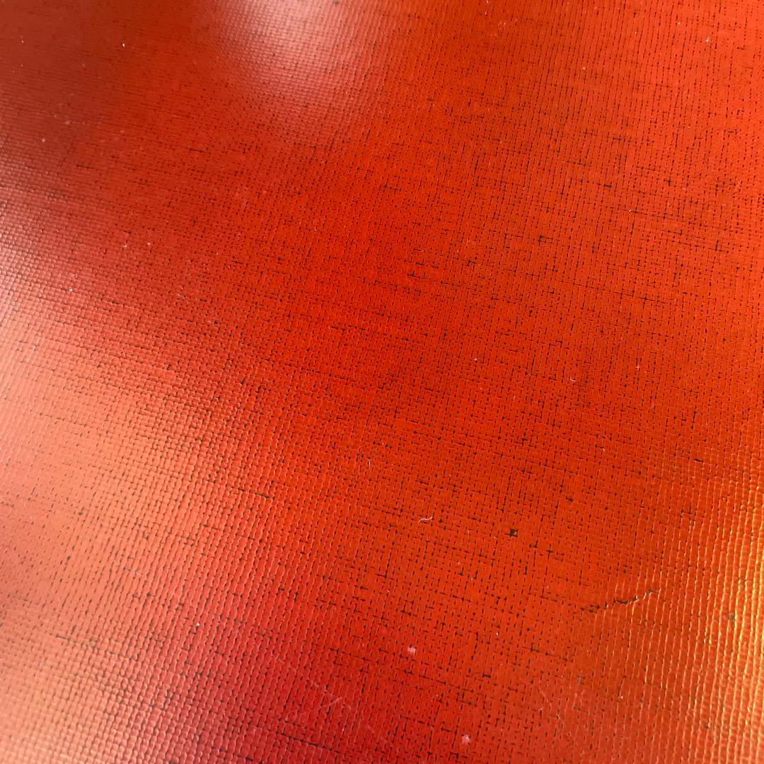 越前漆器　両面布張半月膳ランチョンマット 3枚セット　天然木(折敷)