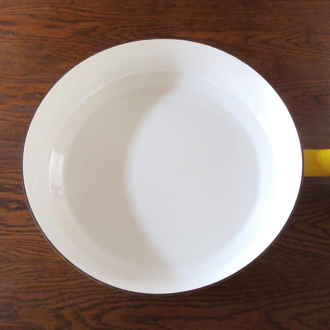 Dansk ダンスク ビンテージ コベンスタイル フライパン蓋付 黄色 30cm