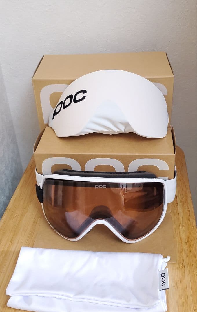 ポック Vitrea ワイドフィット スキーゴーグル ハイドロジェンホワイトOR