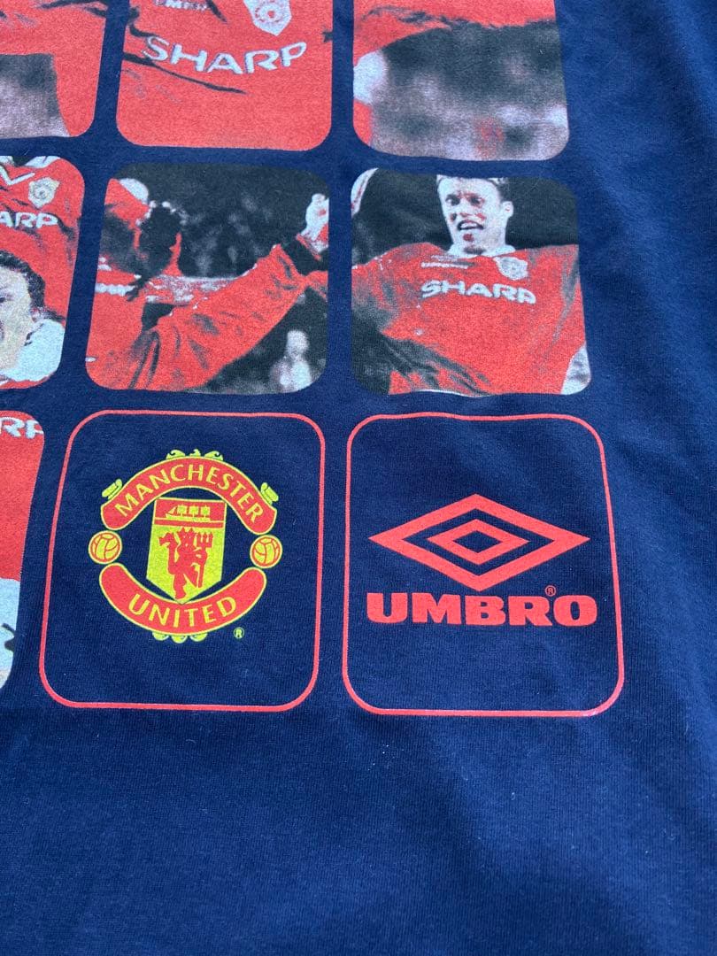 アンブロxマンチェスターユナイテッド ビンテージTシャツ umbro L