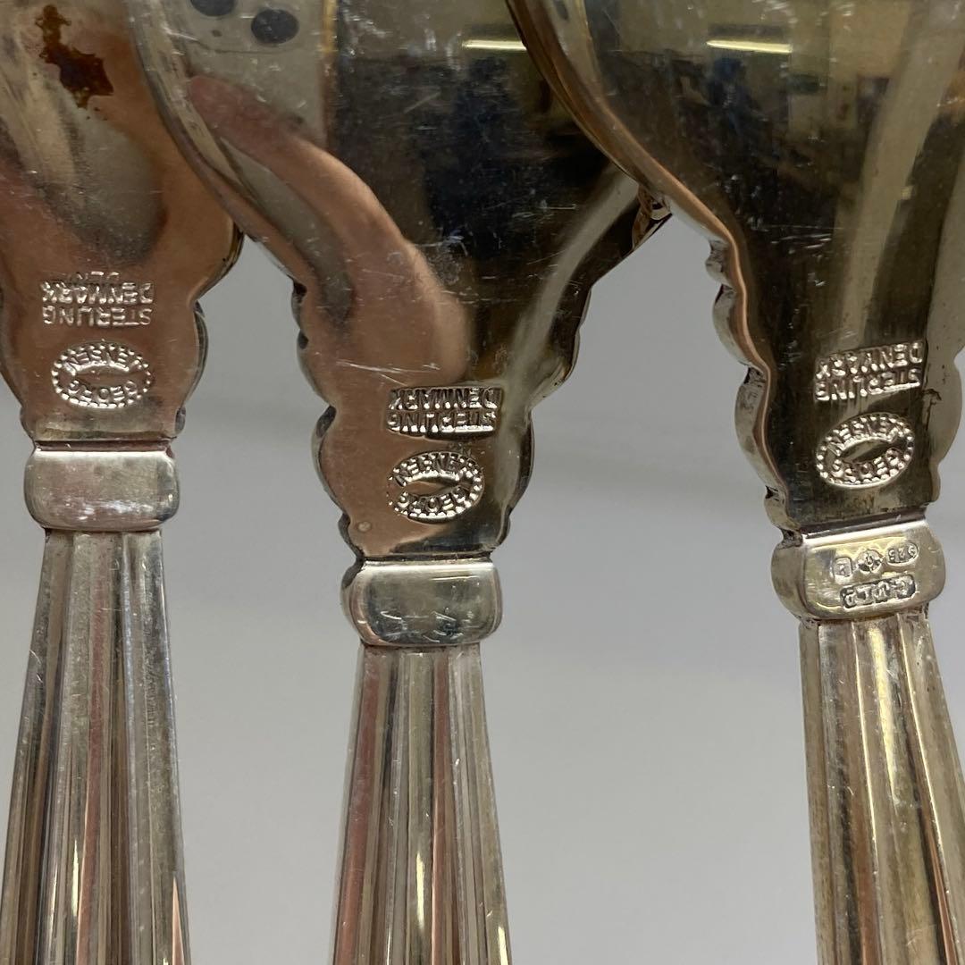 ジョージジェンセン　sterling ディナーフォーク6本　354g