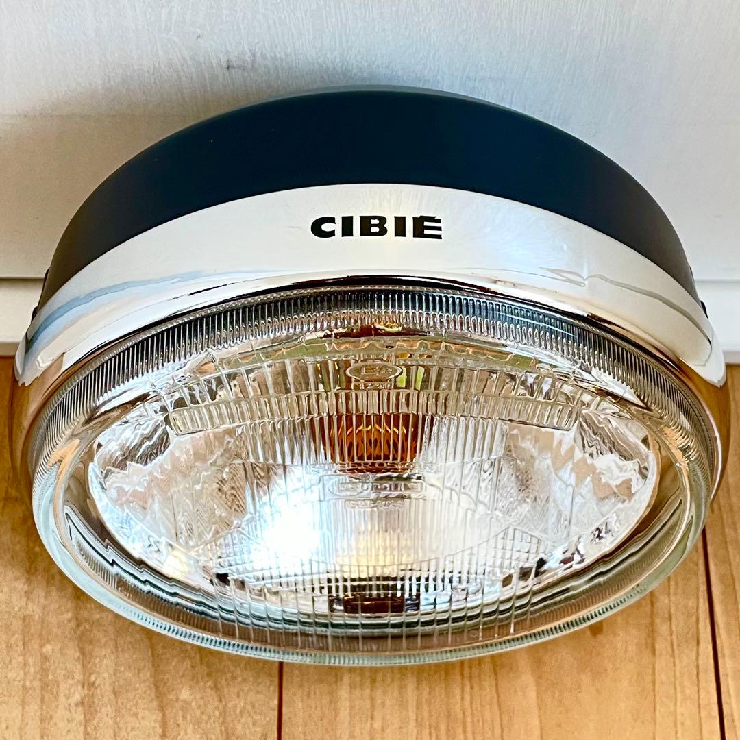 当時物 シビエ 凹み ヘッドライト 極美品 CIBIE マーシャル
