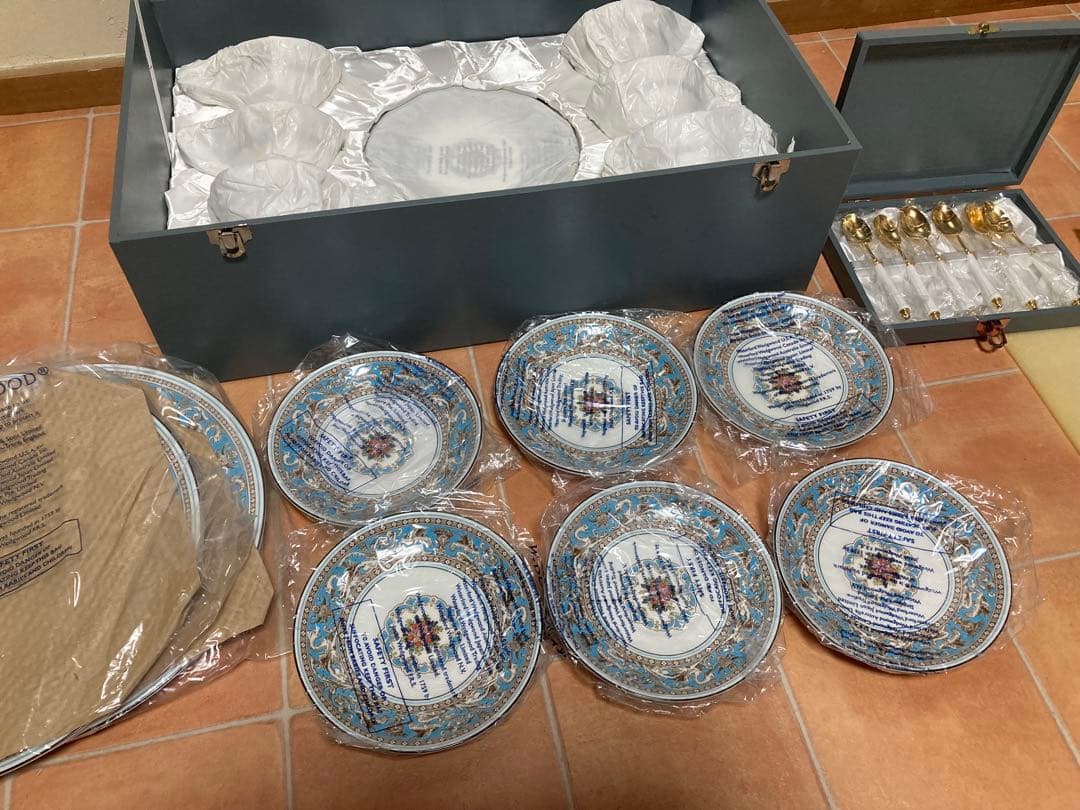 【新品未使用】 フロレンティーン ターコイズ 26点セット 箱付