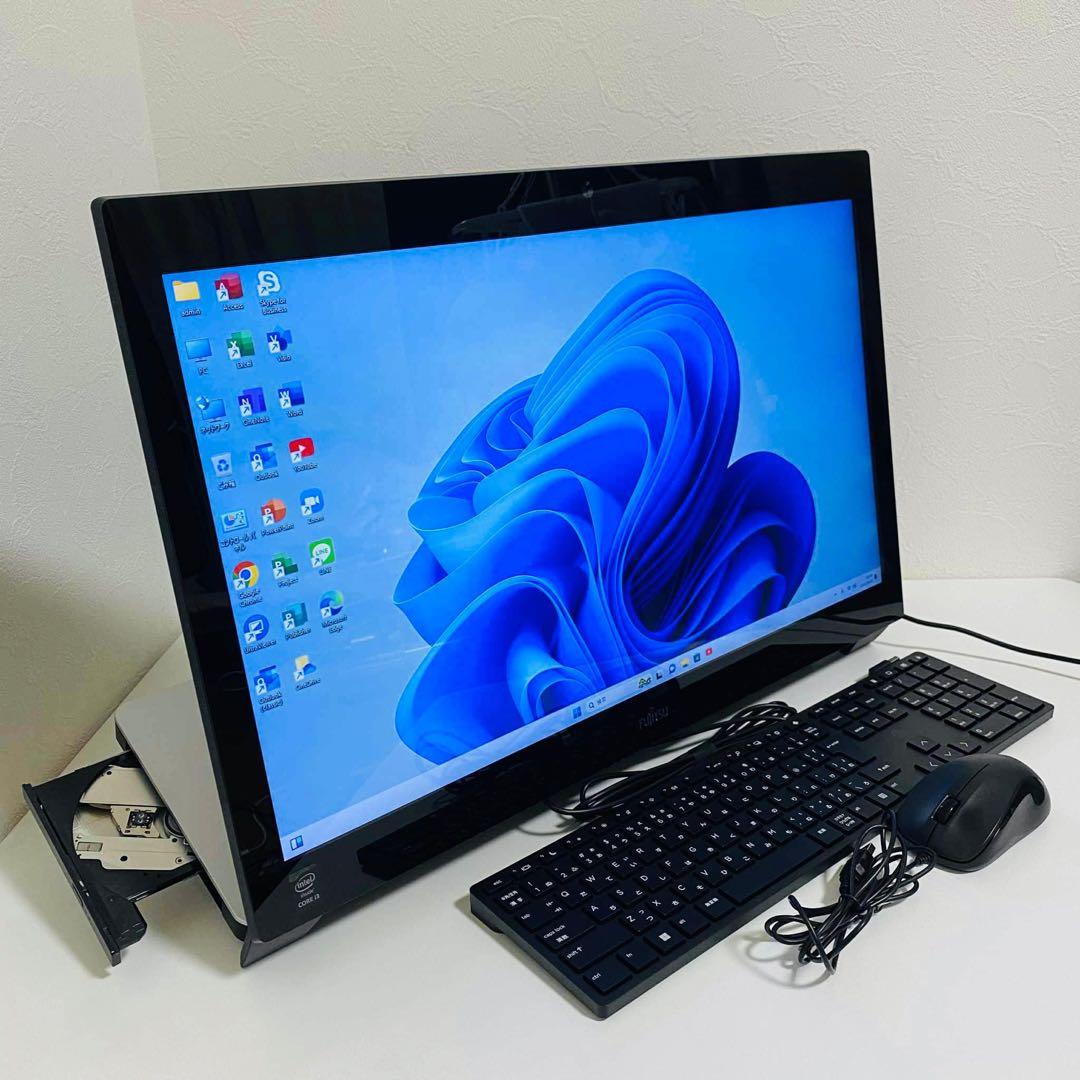 Y674 FujitsuデスクトップSSDサクサク動くWindows11オフィス