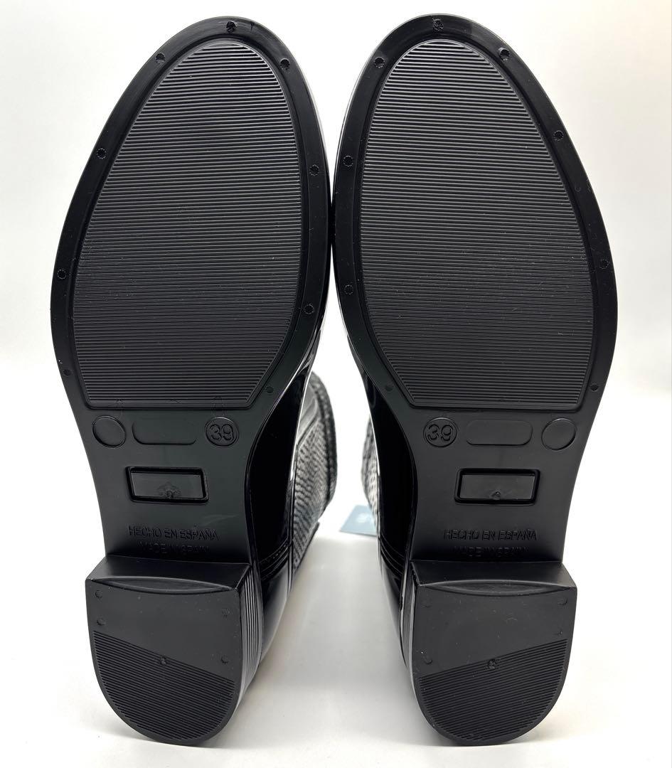 【完全未使用品】igor レインシューズ スペイン製39（25cm）ブラック箱