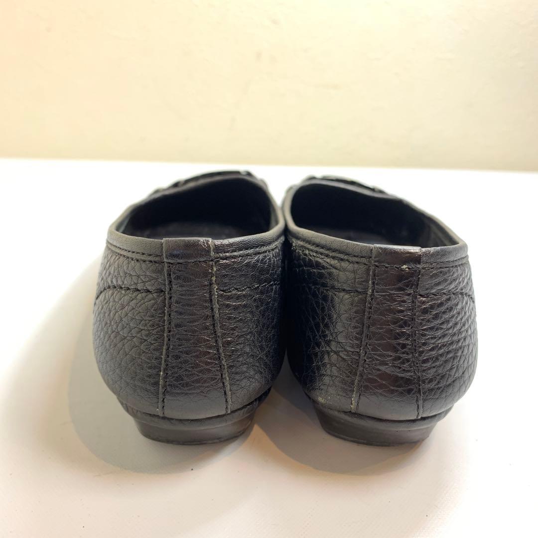 ルイヴィトン　サイズ表記「34」22センチ　ブラックフラットシューズ