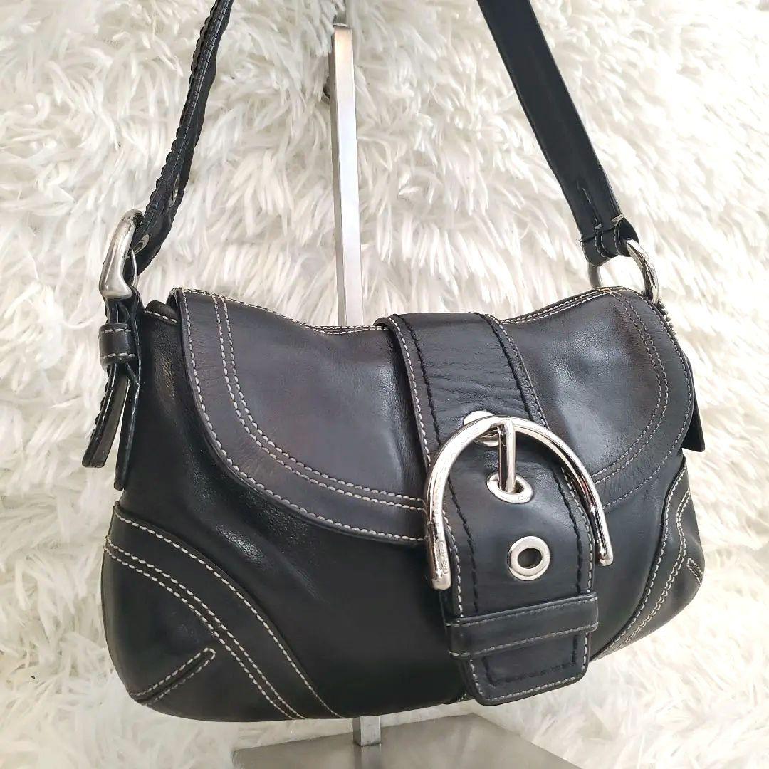 ⭐名作⭐COACH ソーホー アクセサリーポーチ ブラック 10318