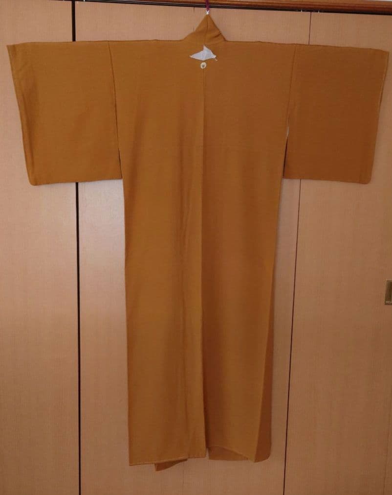 【新品未使用極美品】色無地フルセット　一つ紋　正絹　袷　唐織六通袋帯