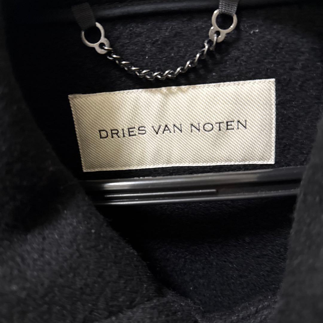 DRIES VAN NOTEN ブラック クロップドダッフルコート