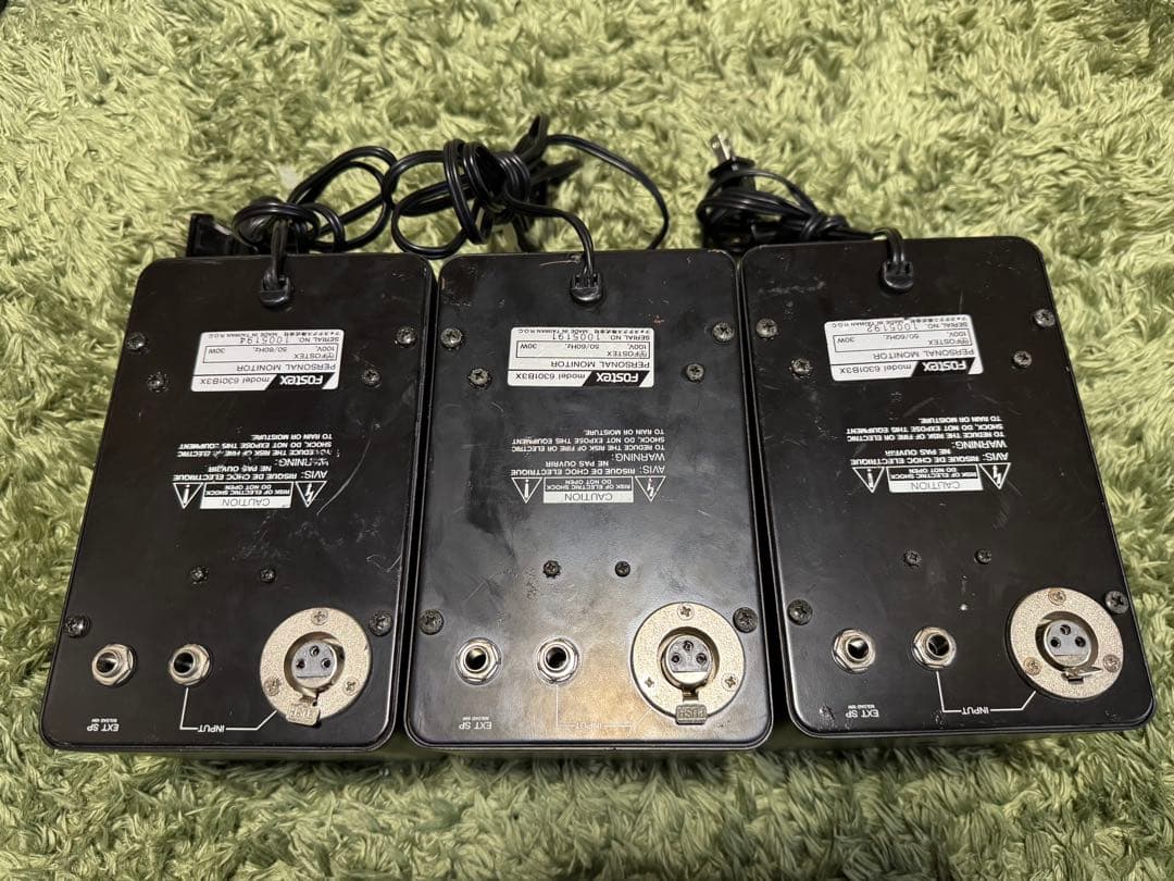 fostex フォステクス 6301B パワーアンプ内蔵 スピーカー 3本