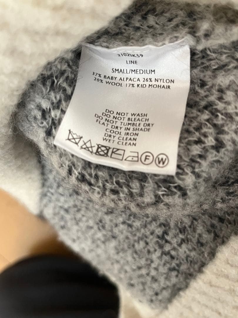 SHINYA KOZUKA LINE knit アルパカ混ニット