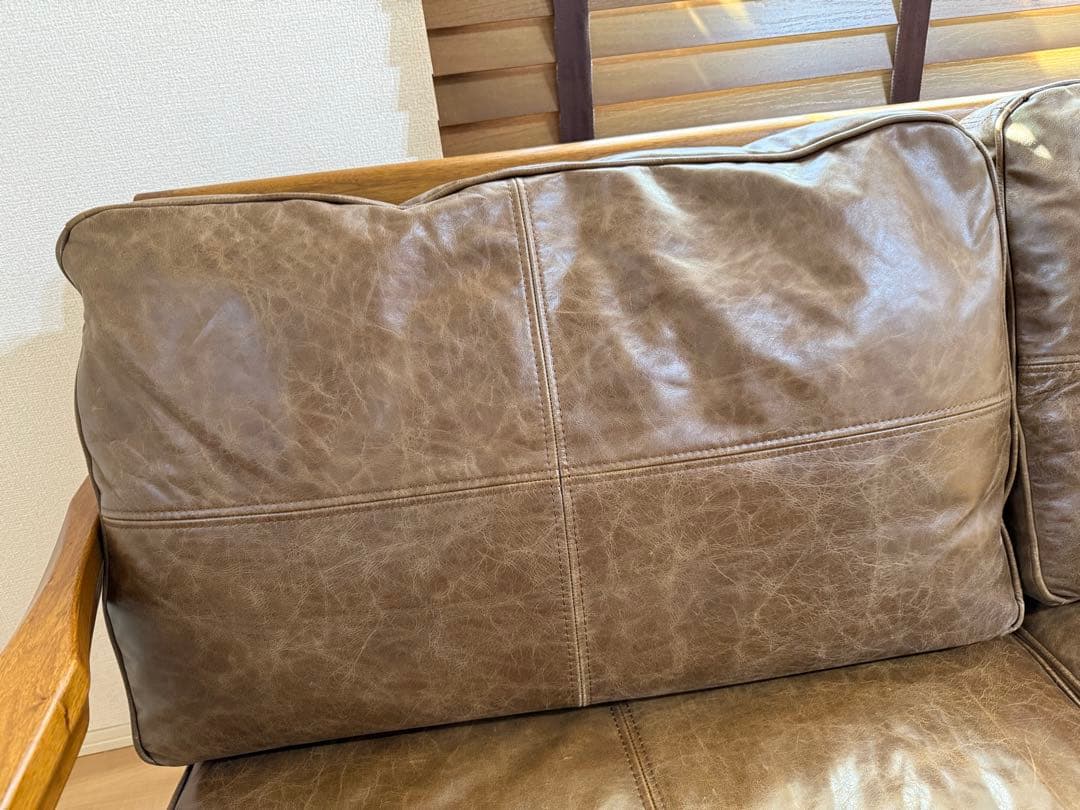 ⭐︎お値下げしました！　wtw ソファ TISMO 本革 レザー ダブルティー