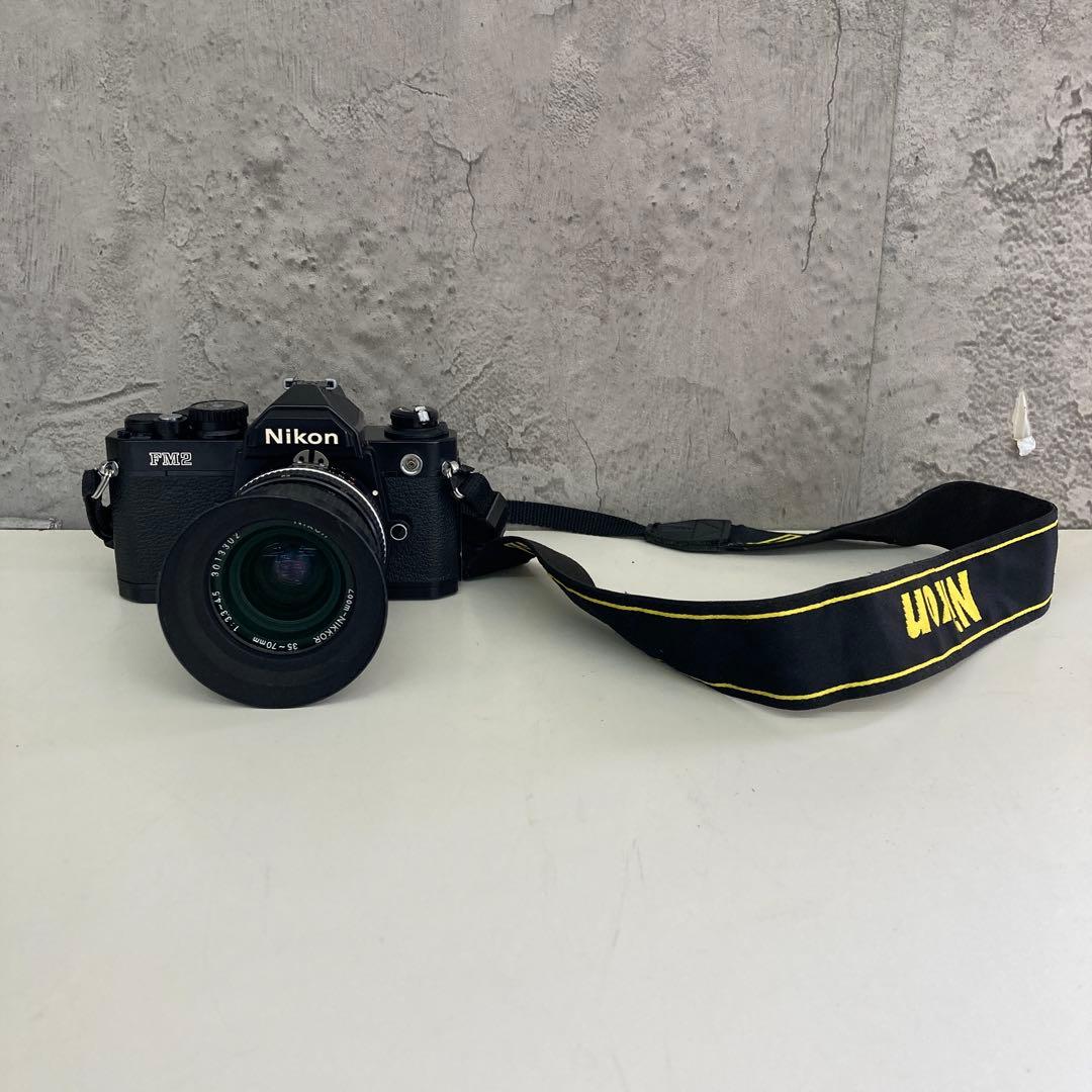 Nikon FM2 一眼レフフィルムカメラ 35-70mmレンズ付き 動作確認済