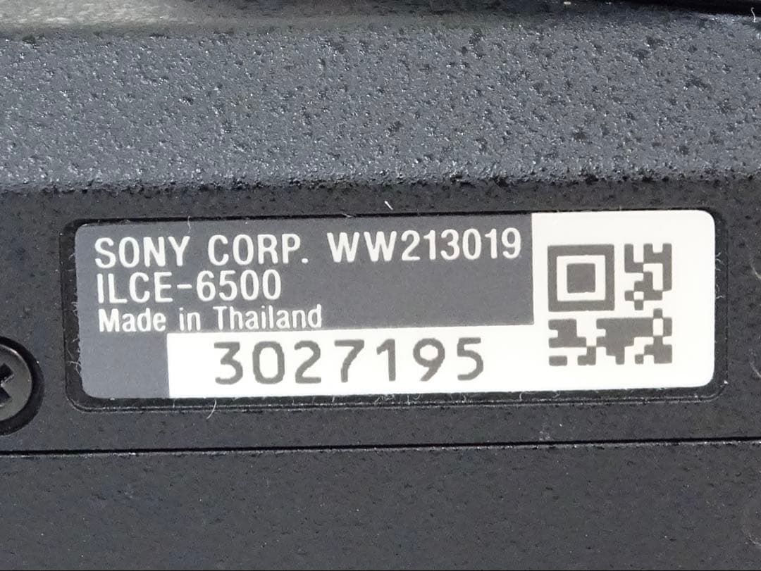 美品 ◆元箱付き◆ ソニー SONY α6500 シャッター回数:13,547回