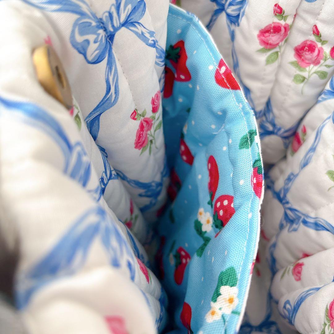 牡*格様 コヤンイサムチョン　バック　クラウディちゃん 艶ハート　ネイビー