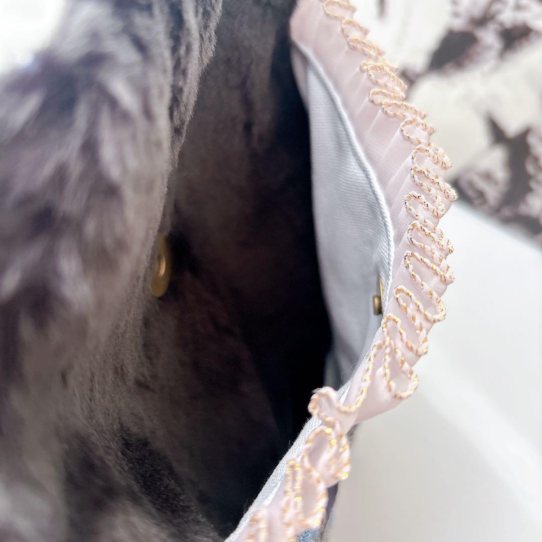 牡*格様 コヤンイサムチョン　バック　クラウディちゃん 艶ハート　ネイビー