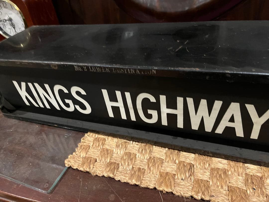 c*m様 アメリカンアンティーク　手動回転式サイン